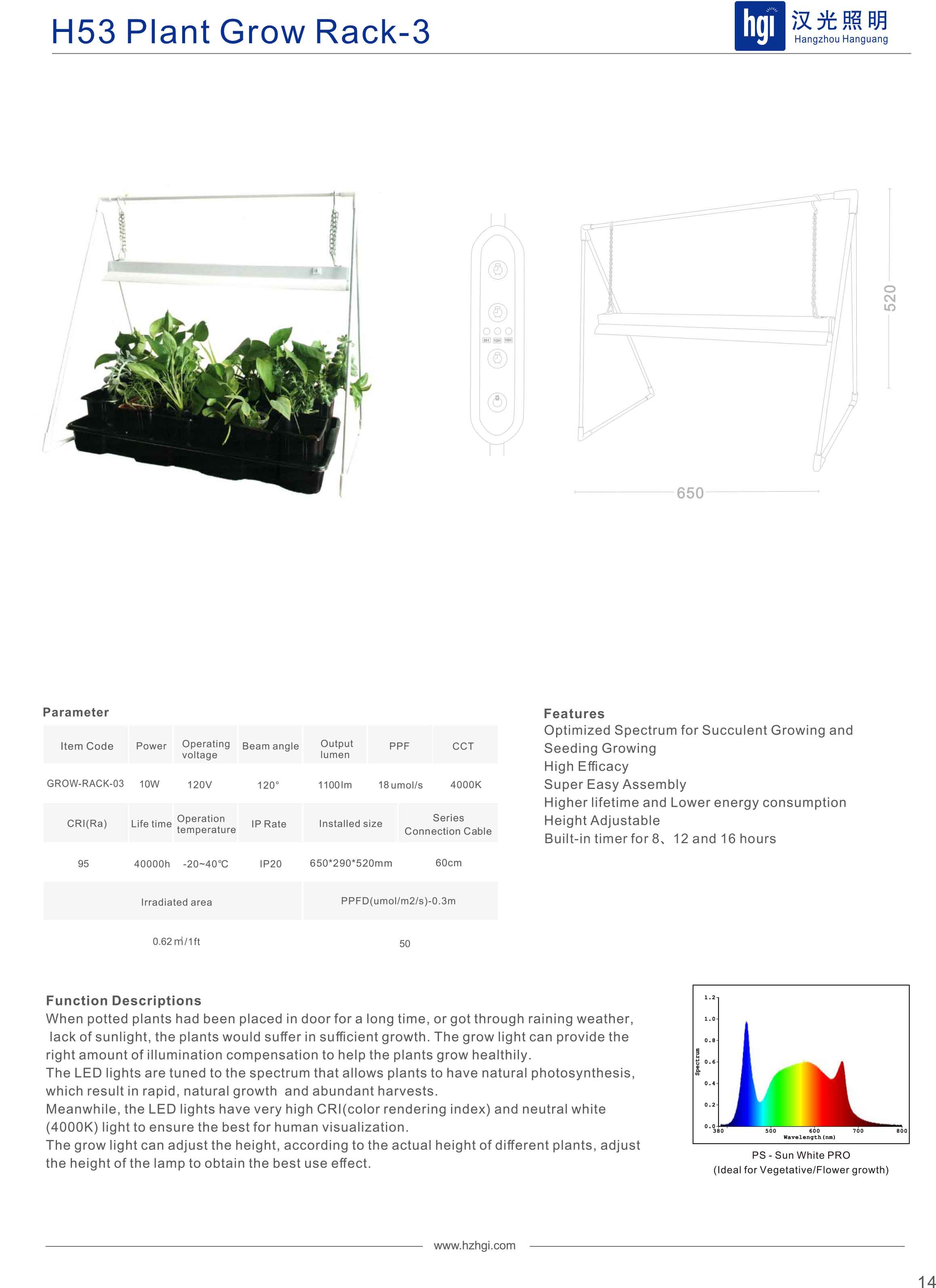 H53 Plant Grow Rack-3